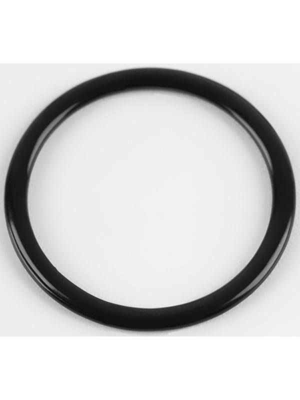 Кольцо для бретелей, металлическое, 20 мм, цвет чёрный