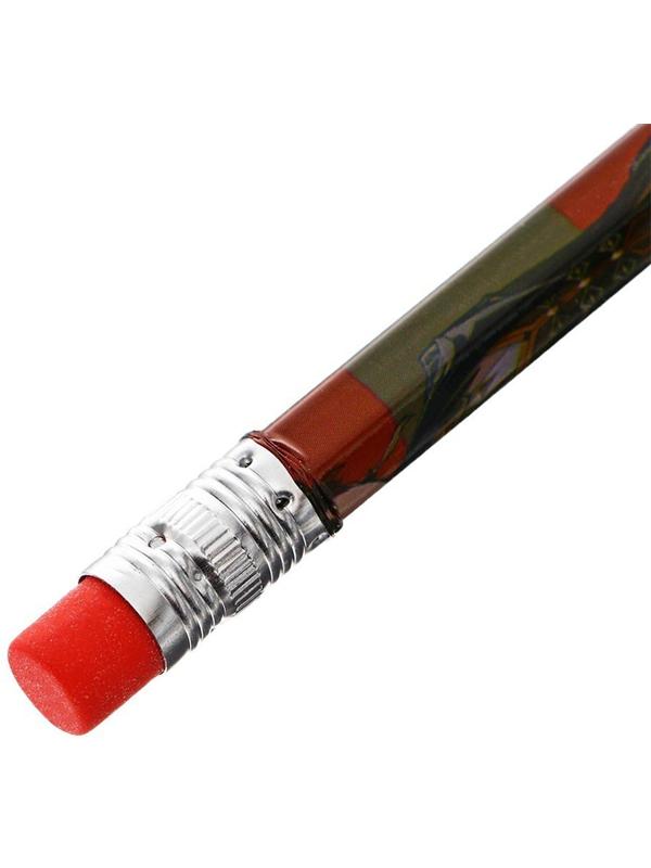 Карандаш чернографиный НВ с ластиком Аниме