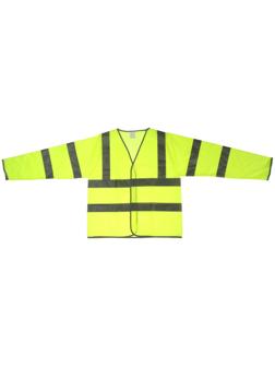 Куртка сигнальная светоотражающая, салатовый, 3 класс, размер 2XL