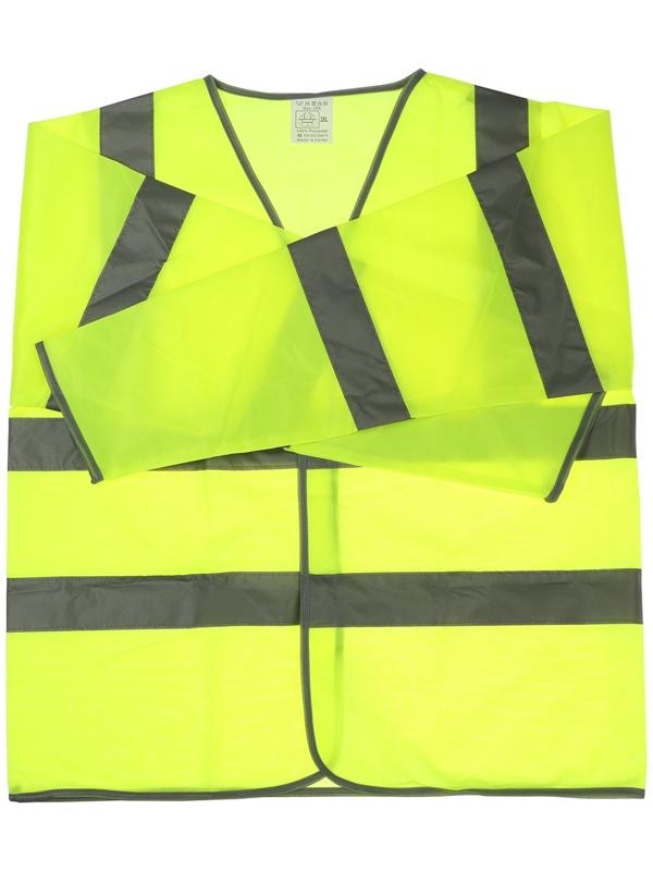 Куртка сигнальная светоотражающая, салатовый, 3 класс, размер 2XL