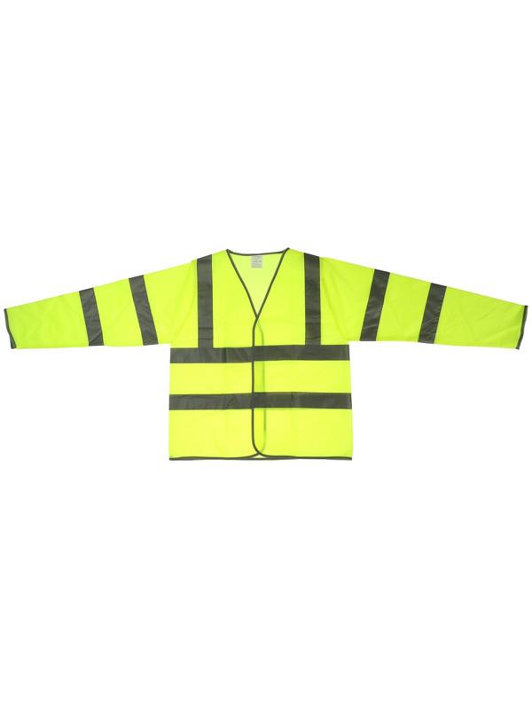 Куртка сигнальная светоотражающая, салатовый, 3 класс, размер 2XL