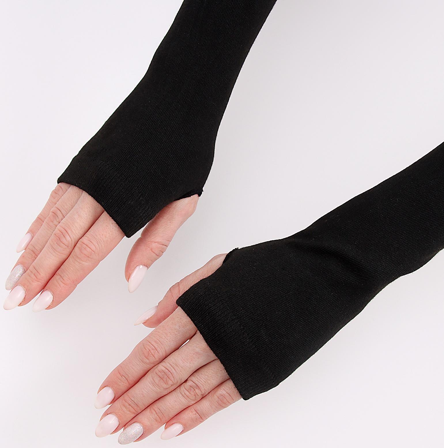 Карнавальный аксессуар-перчатки, цвет черный, аниме