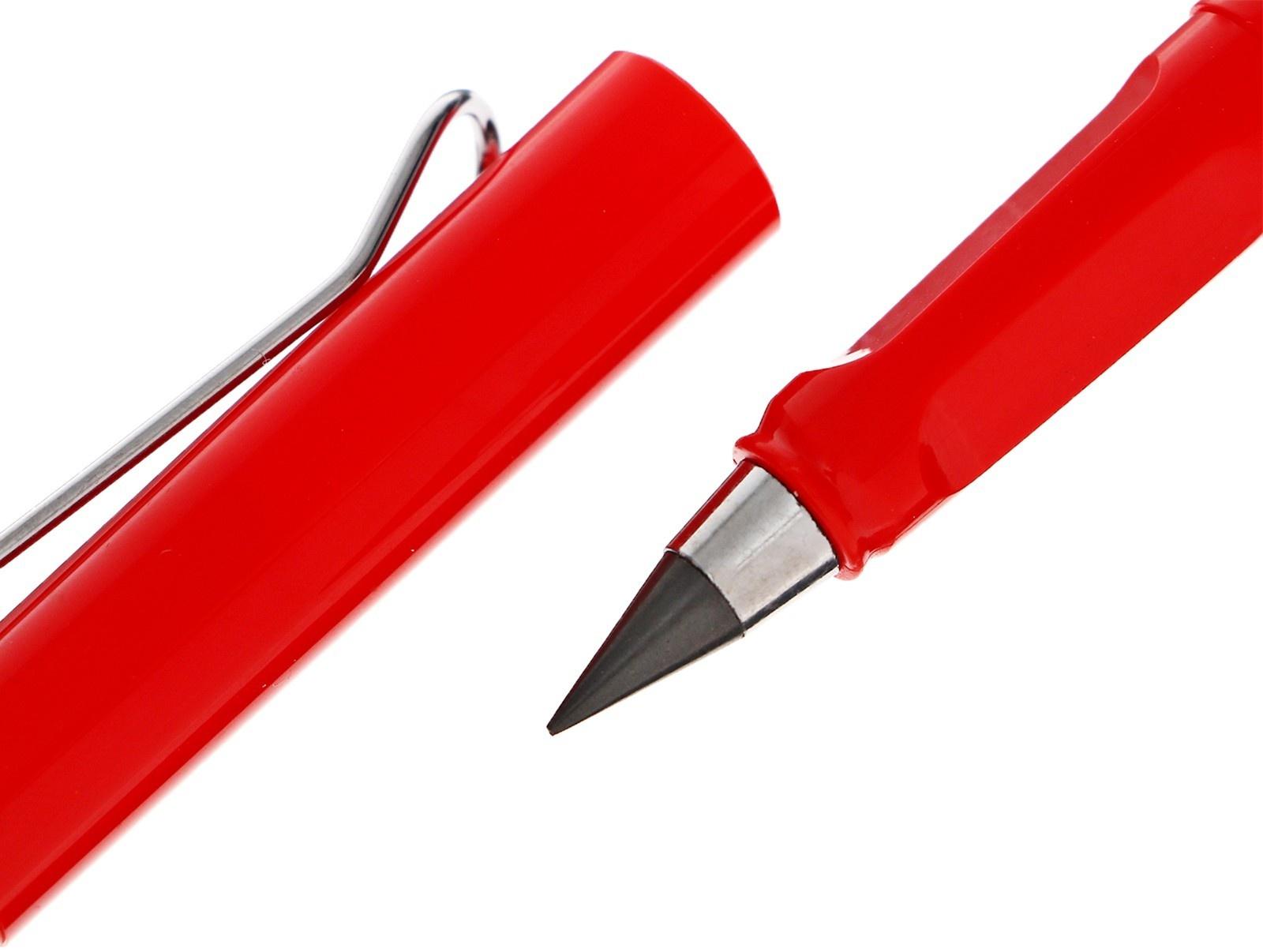 Карандаш чернографитный НВ вечный, Красный CALLIGRATA