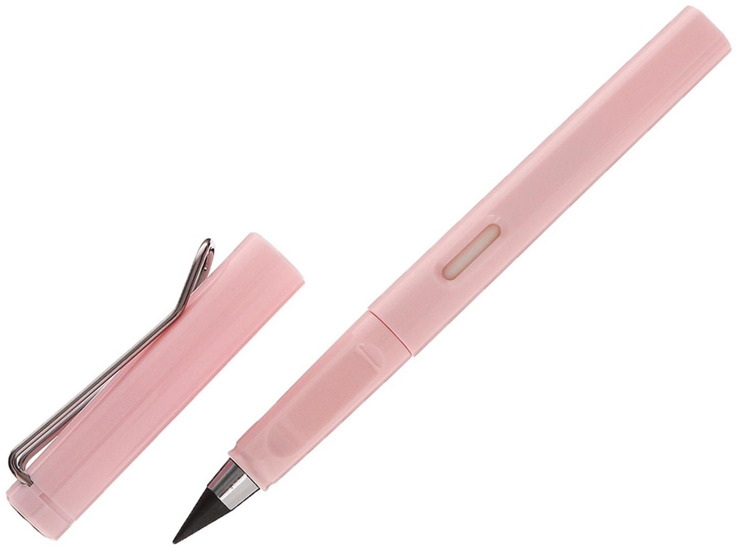 Карандаш чернографитный НВ вечный, Розовый CALLIGRATA