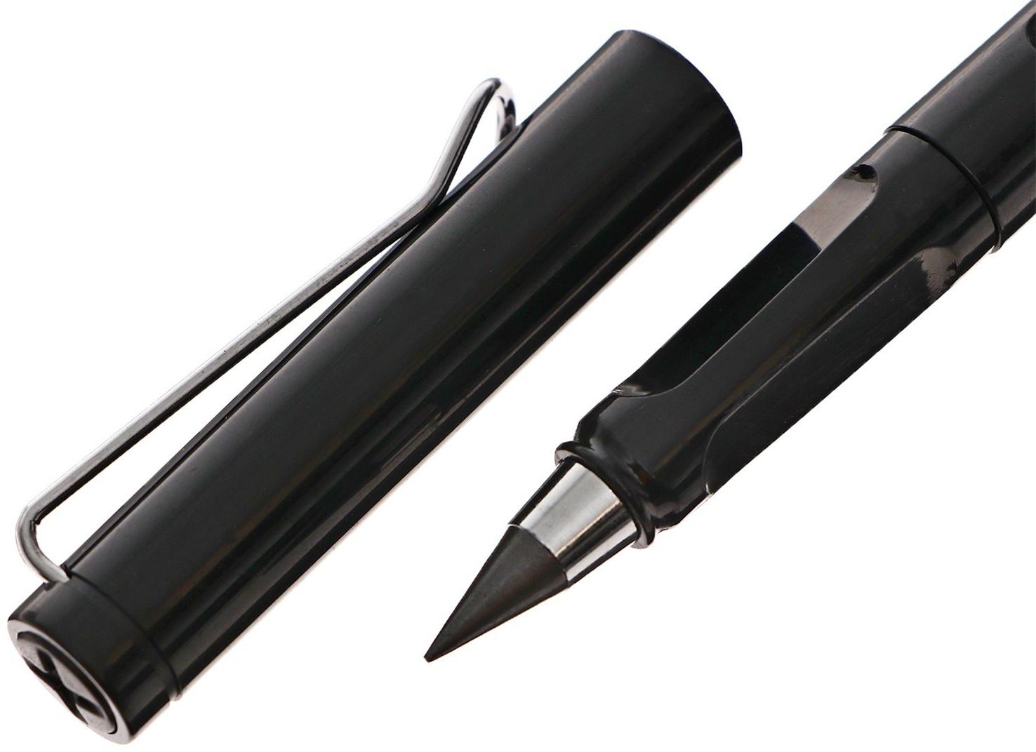 Карандаш чернографитный НВ вечный, Черный CALLIGRATA