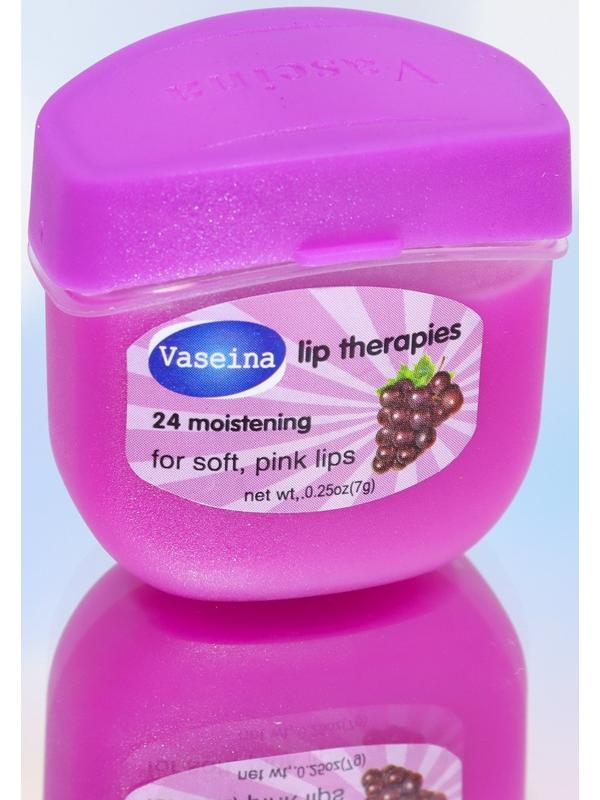 Вазелин косметический для губ, виноград