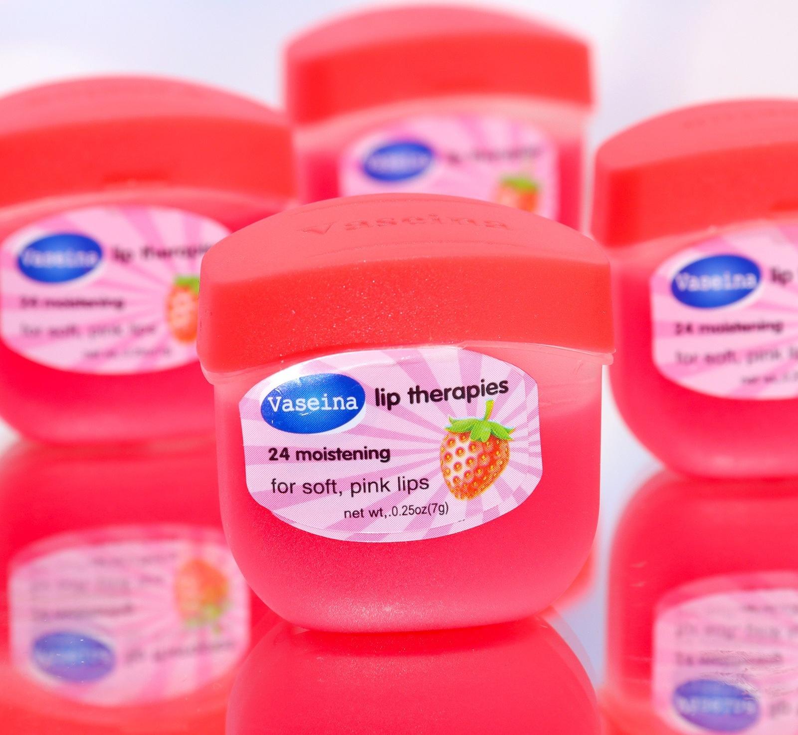 Вазелин косметический для губ, клубника