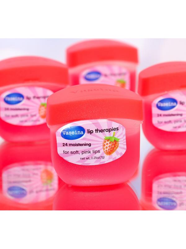 Вазелин косметический для губ, клубника