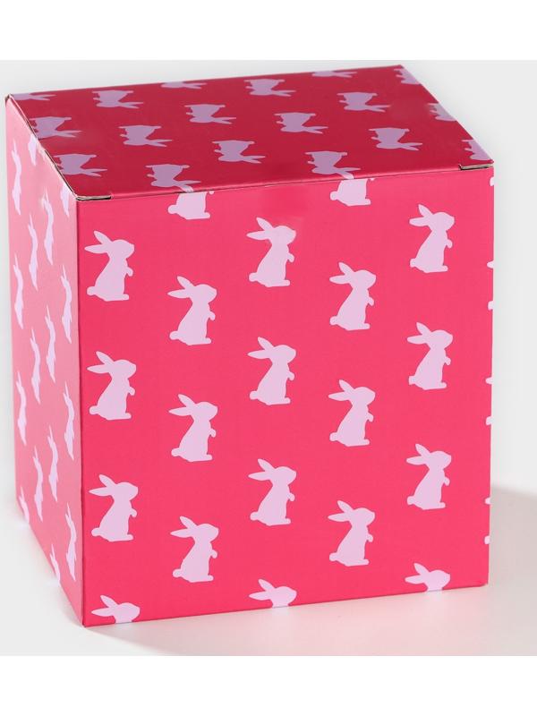 Кружка Доляна «Зайка», 380 мл, цвет белый