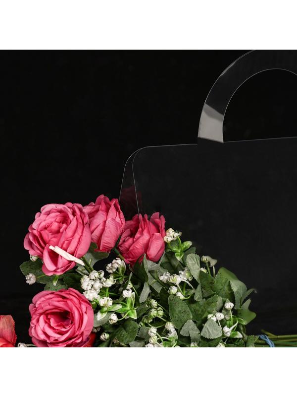 Переноска для цветов без ленты, 30х25х12 см