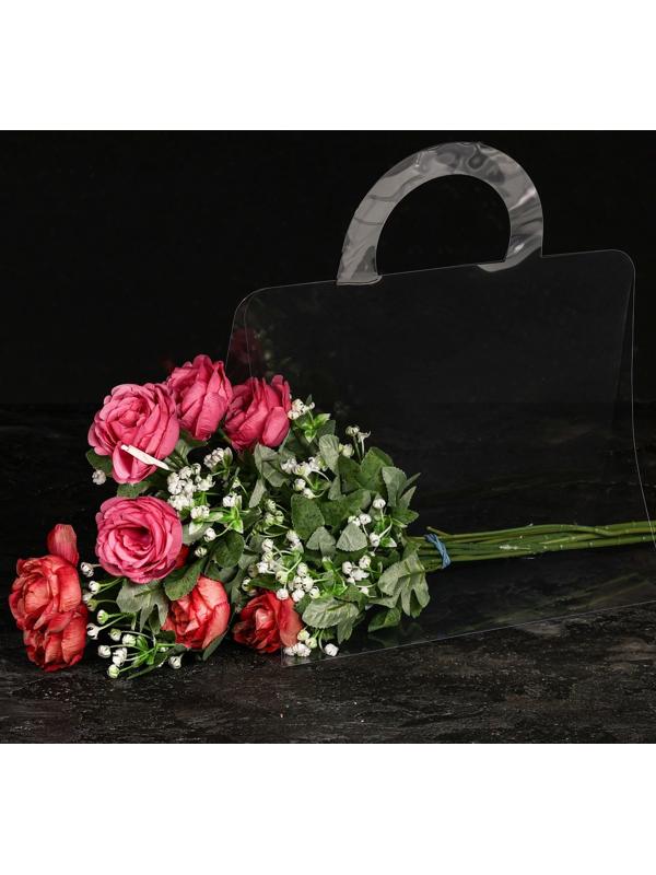 Переноска для цветов без ленты, 30х25х12 см