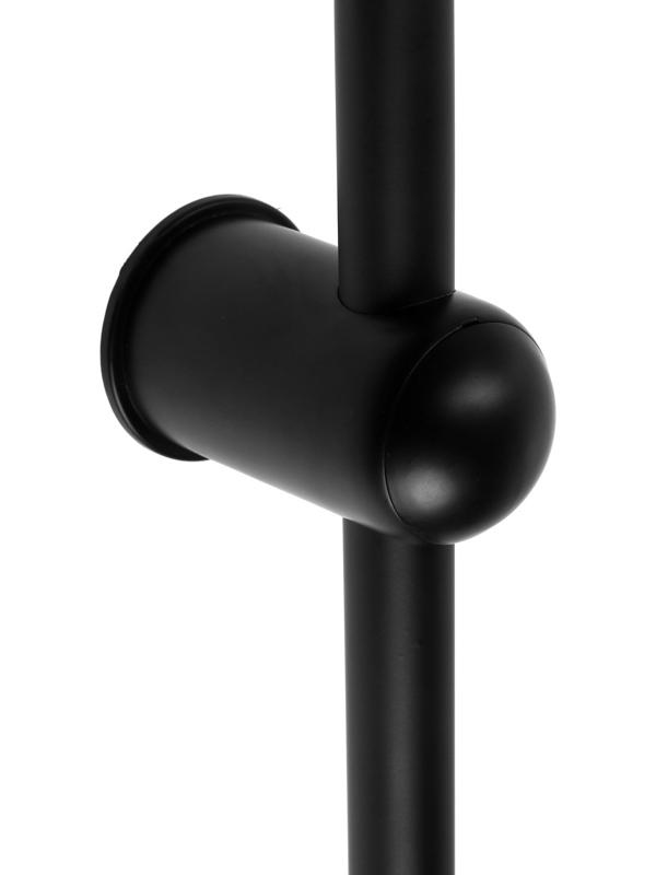 Душевая система ZEIN Z1014, тропическая и ручная лейка, 2 шланга, мыльница, черная