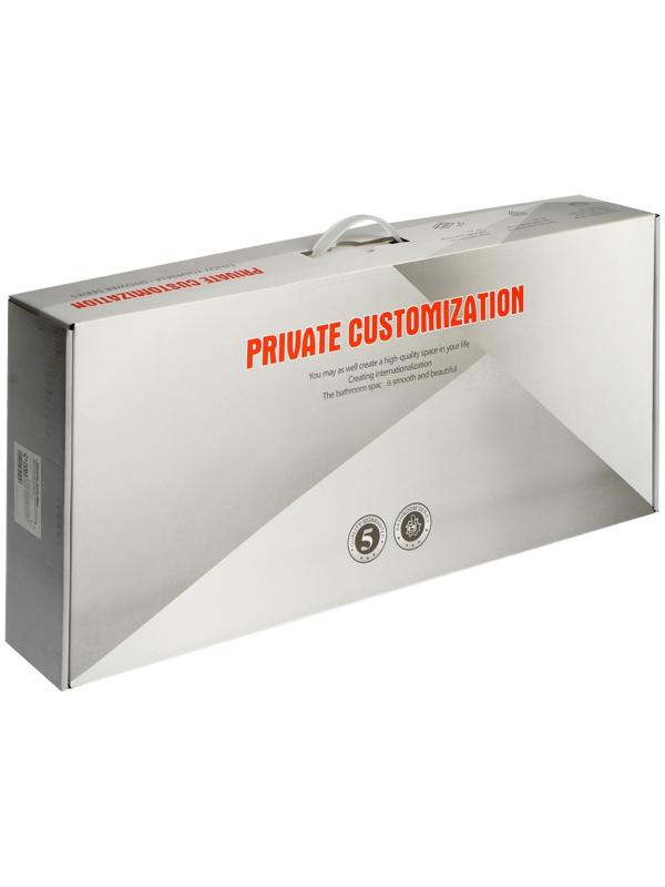 Душевая система ZEIN Z1015, тропическая и ручная лейка, шланг 150 см, черная