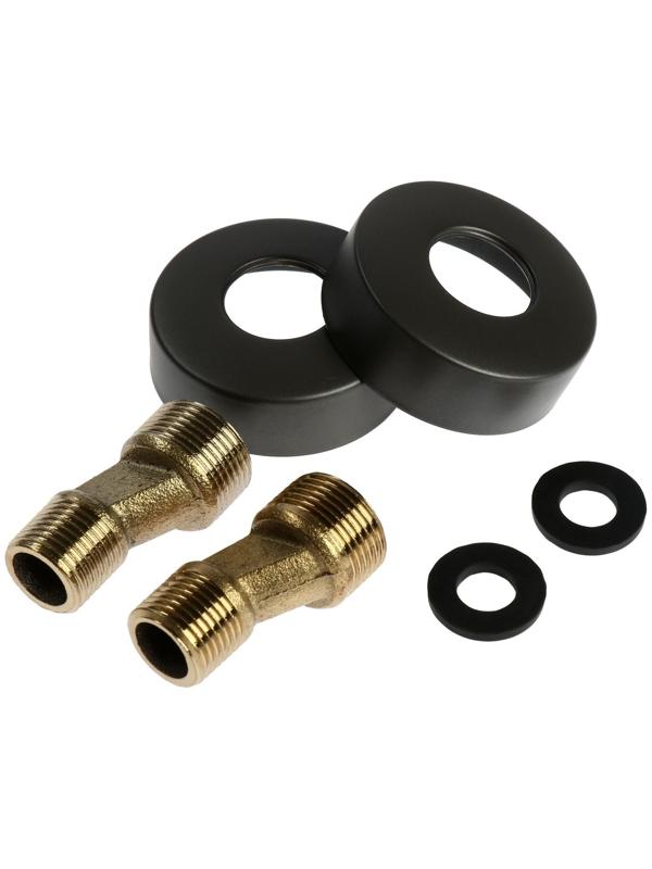 Душевая система ZEIN Z1015, тропическая и ручная лейка, шланг 150 см, графит