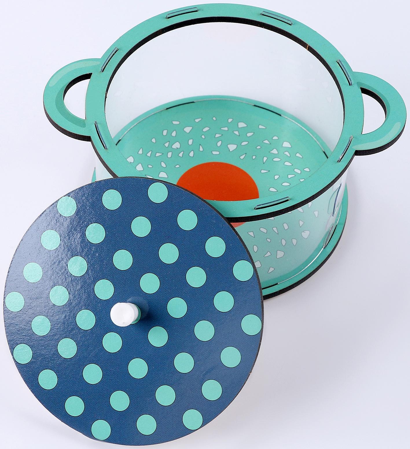 Разивающая игра сортер «Кастрюля с супами»