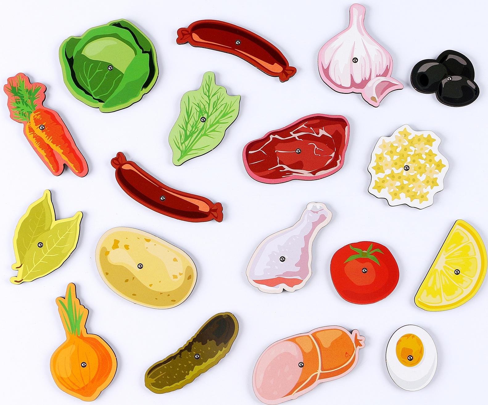 Разивающая игра сортер «Кастрюля с супами»