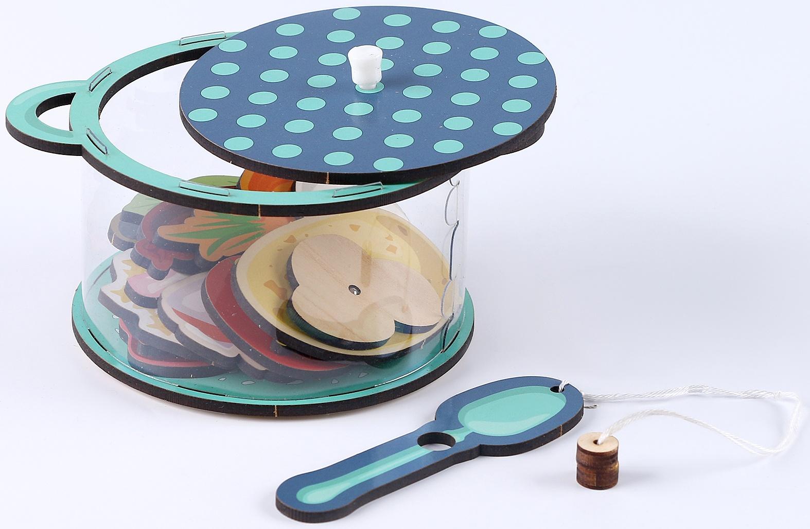 Разивающая игра сортер «Кастрюля с супами»