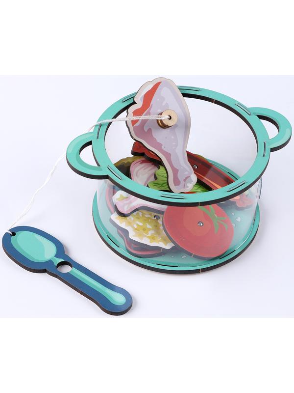 Разивающая игра сортер «Кастрюля с супами»