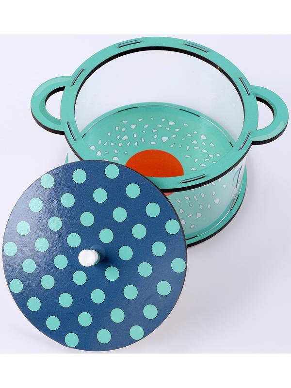 Разивающая игра сортер «Кастрюля с супами»