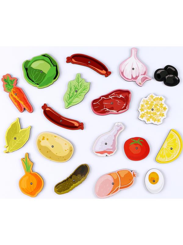 Разивающая игра сортер «Кастрюля с супами»