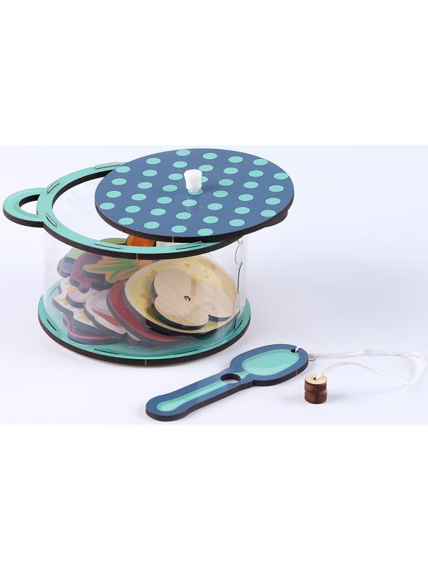 Разивающая игра сортер «Кастрюля с супами»