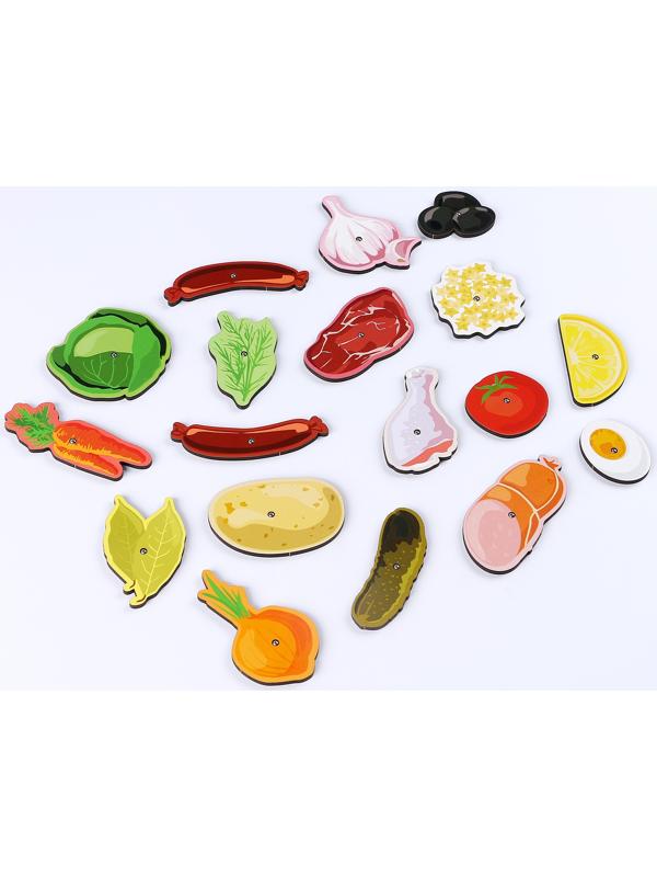 Разивающая игра сортер «Кастрюля с супами»