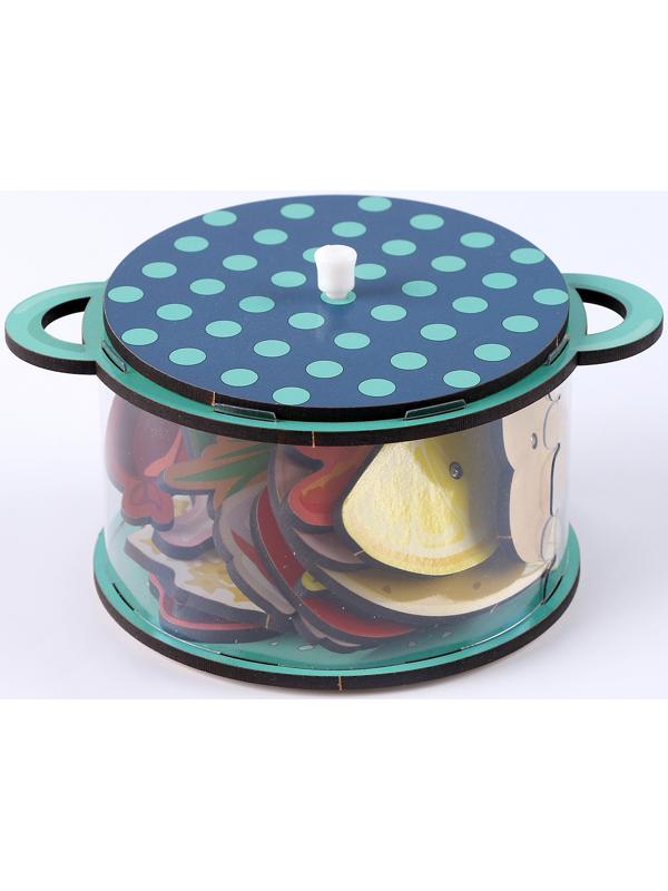 Разивающая игра сортер «Кастрюля с супами»