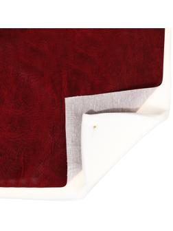 Комплект для перетяжки мебели, 50 × 50 см: иск.кожа, поролон 20 мм, бордовый