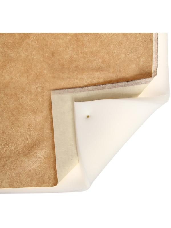 Комплект для перетяжки мебели, 100 × 100 см: иск.кожа, поролон 20 мм, бежевый