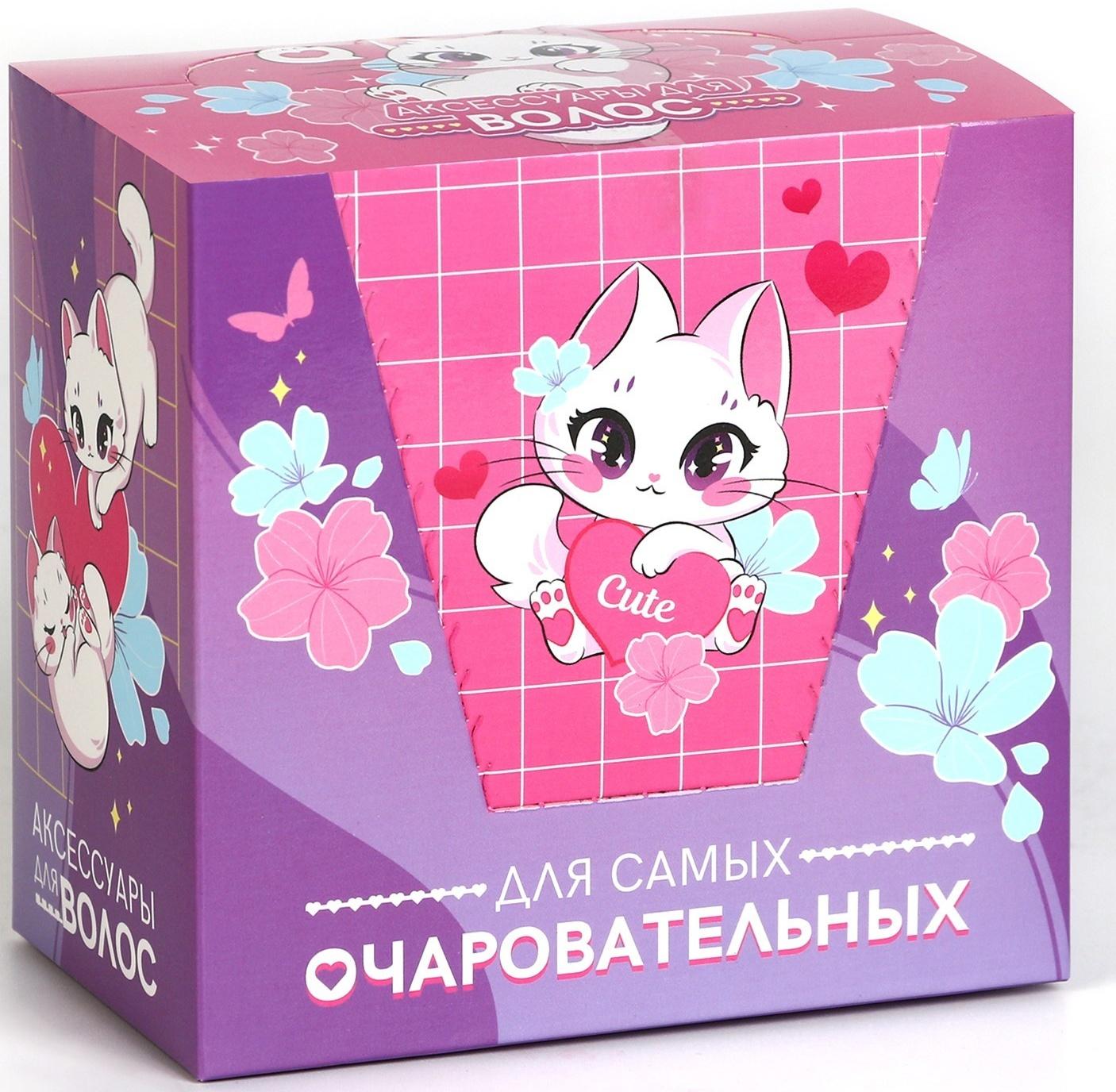 Шоубокс с резинками для волос 