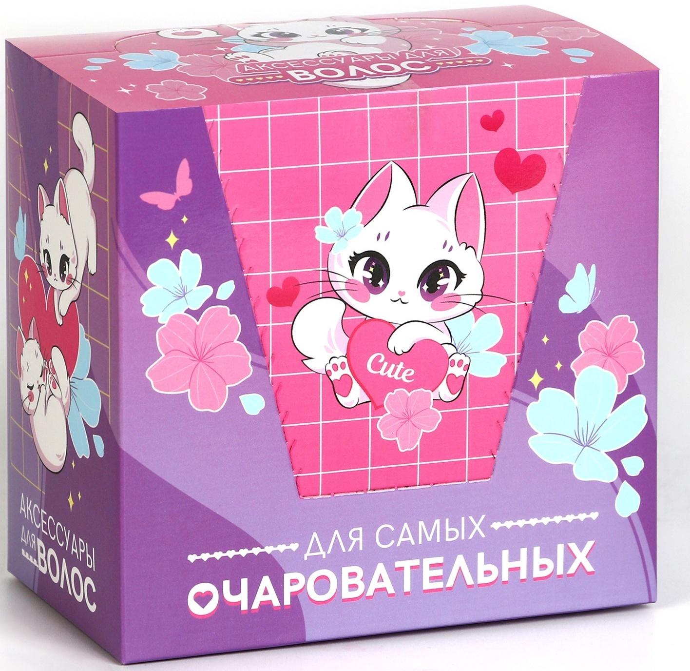 Шоубокс с резинками для волос 