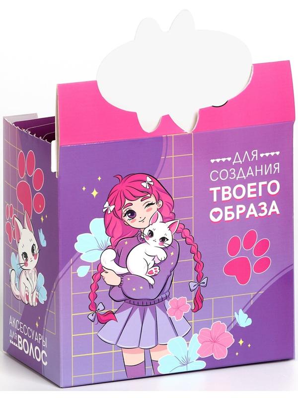 Шоубокс с резинками для волос 