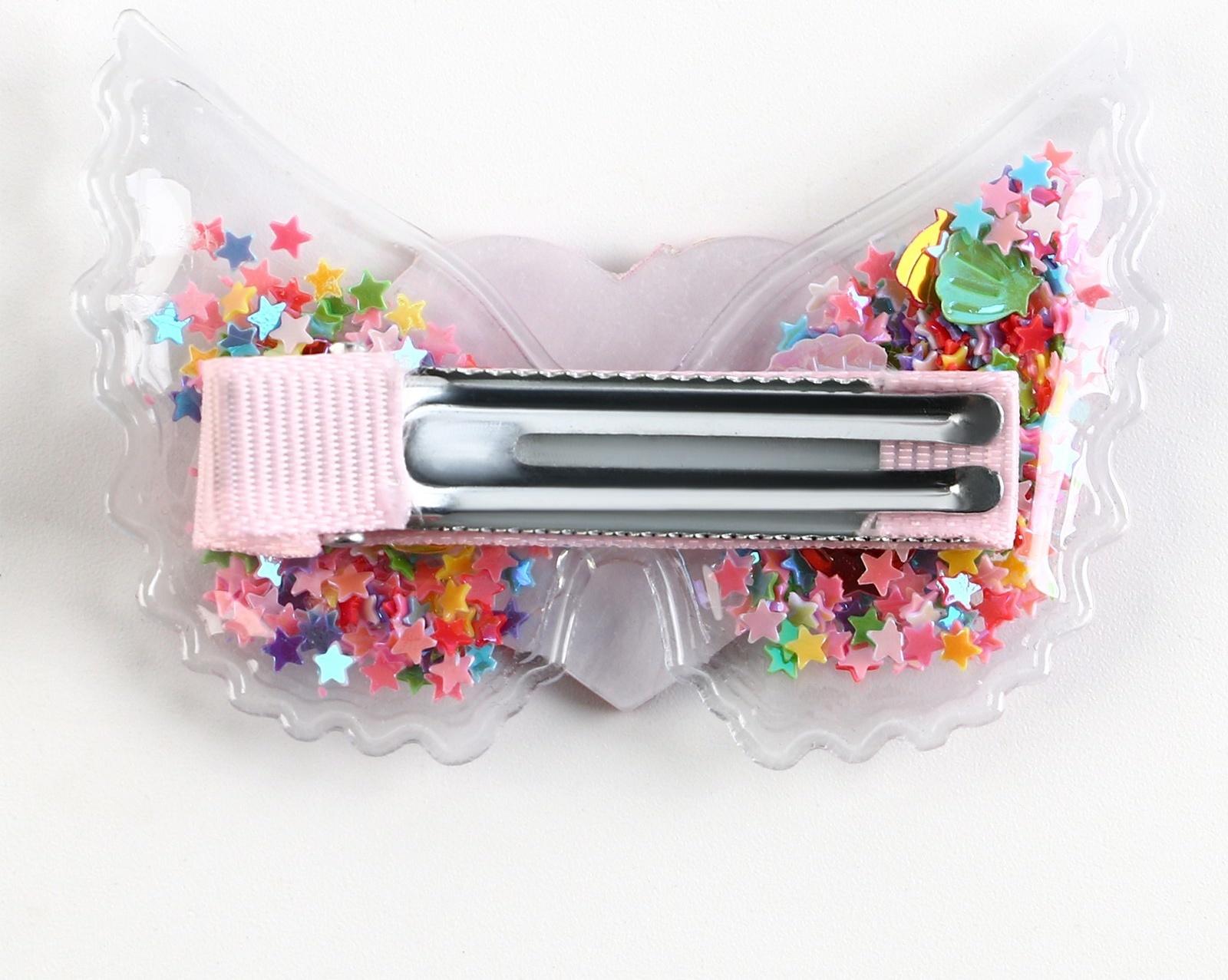 Заколка с шейкером LOVE, 6 х 4.5 см