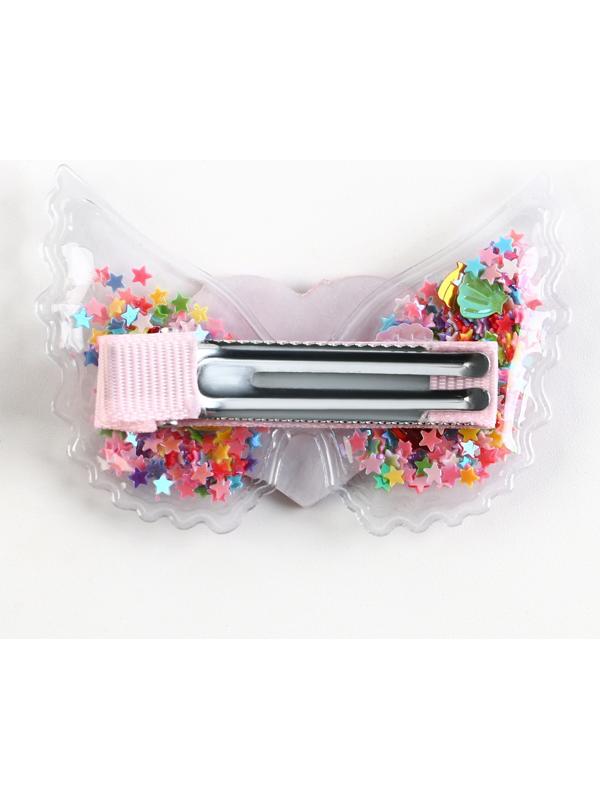 Заколка с шейкером LOVE, 6 х 4.5 см