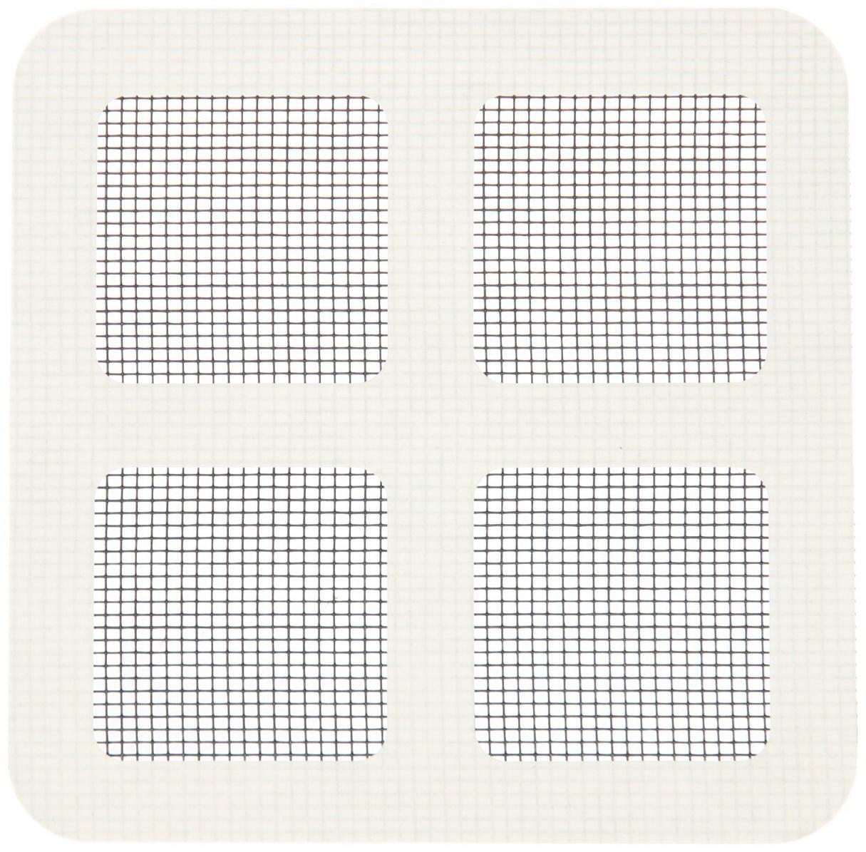 Клейкая лента для ремонта москитной сетки 10 см х 10 см (набор 100 шт)