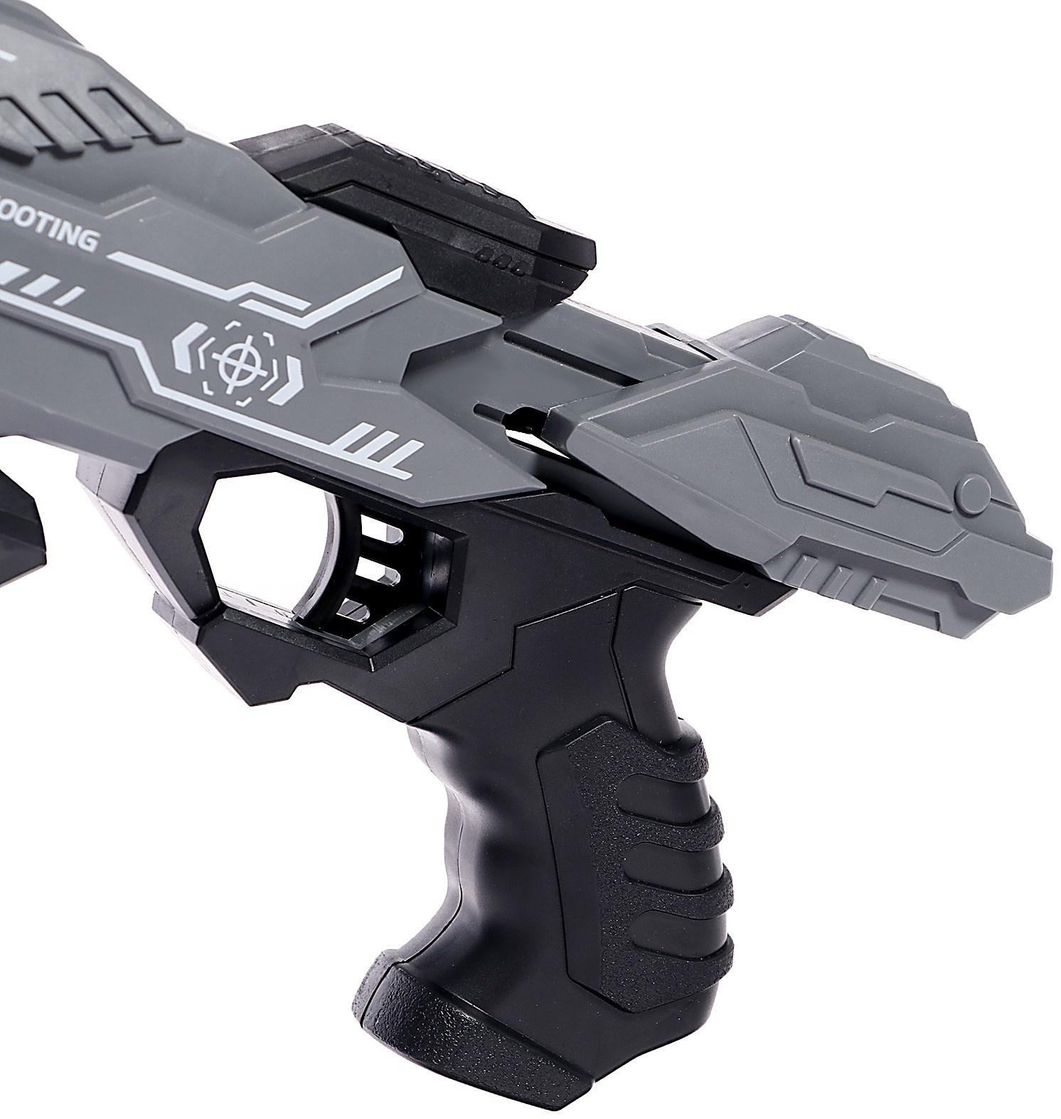 Бластер «Power gun», стреляет мягкими пулями, цвет МИКС