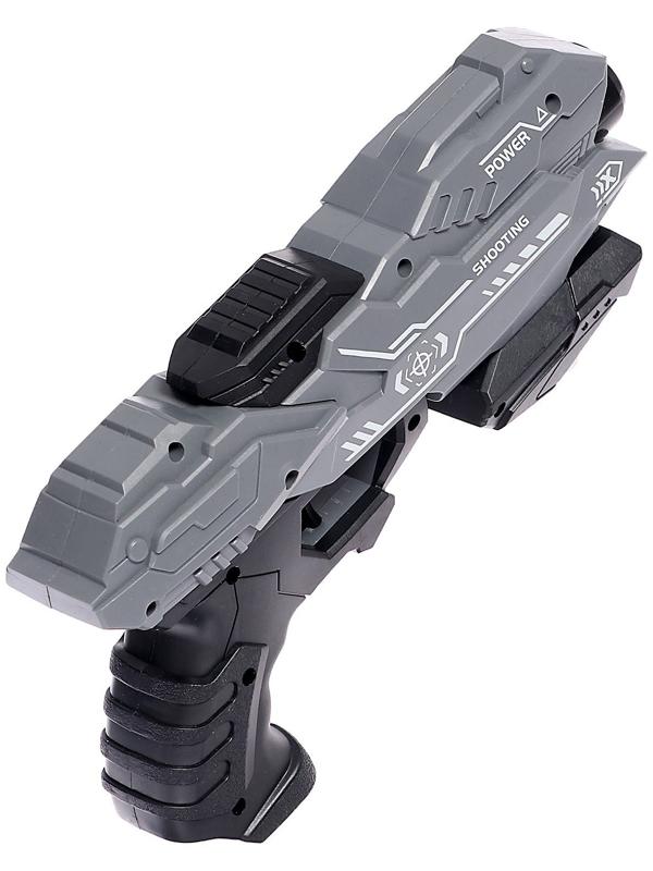 Бластер «Power gun», стреляет мягкими пулями, цвет МИКС