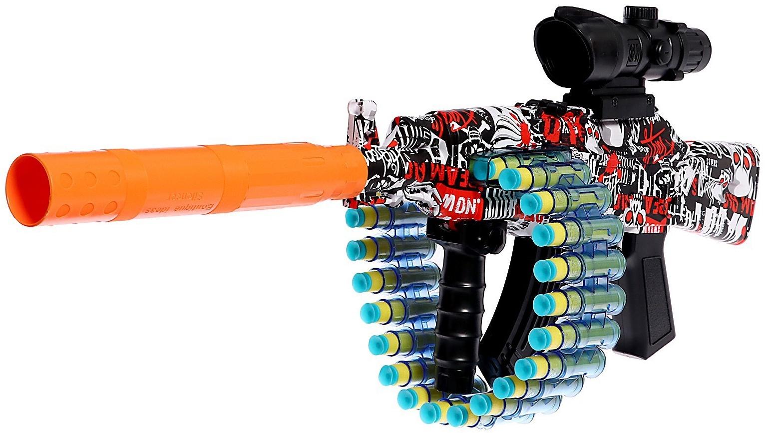 Автомат «АК47», стреляет мягкими пулями