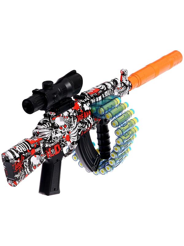 Автомат «АК47», стреляет мягкими пулями