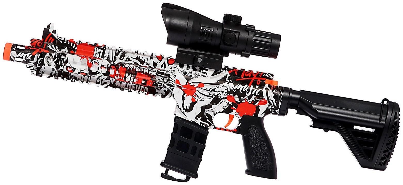 Автомат «Штурм», с гильзами, стреляет мягкими пулями, цвет МИКС