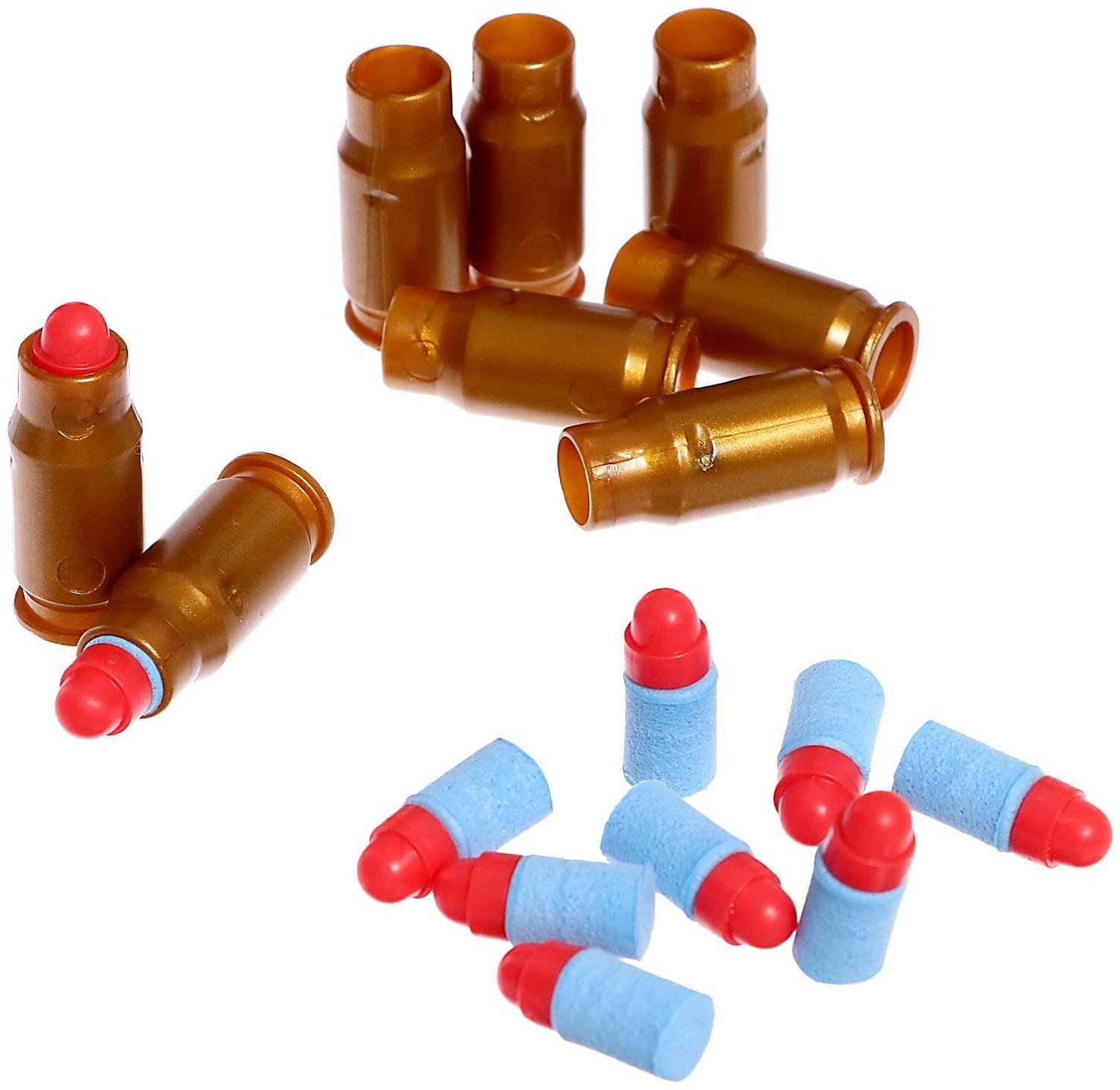 Автомат «Штурм», с гильзами, стреляет мягкими пулями, цвет МИКС