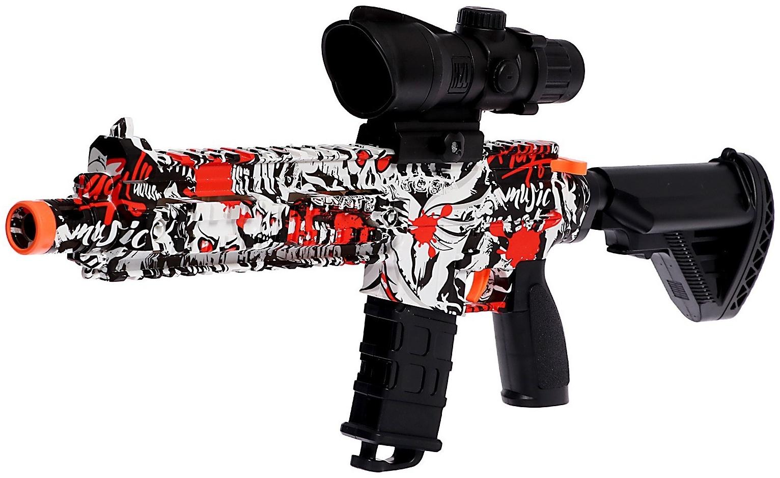 Автомат «Штурм», с гильзами, стреляет мягкими пулями, цвет МИКС