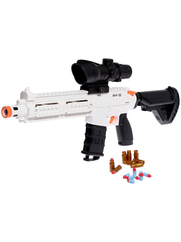 Автомат «Штурм», с гильзами, стреляет мягкими пулями, цвет МИКС