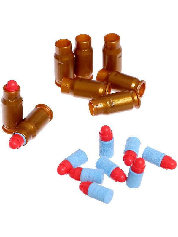 Автомат «Штурм», с гильзами, стреляет мягкими пулями, цвет МИКС