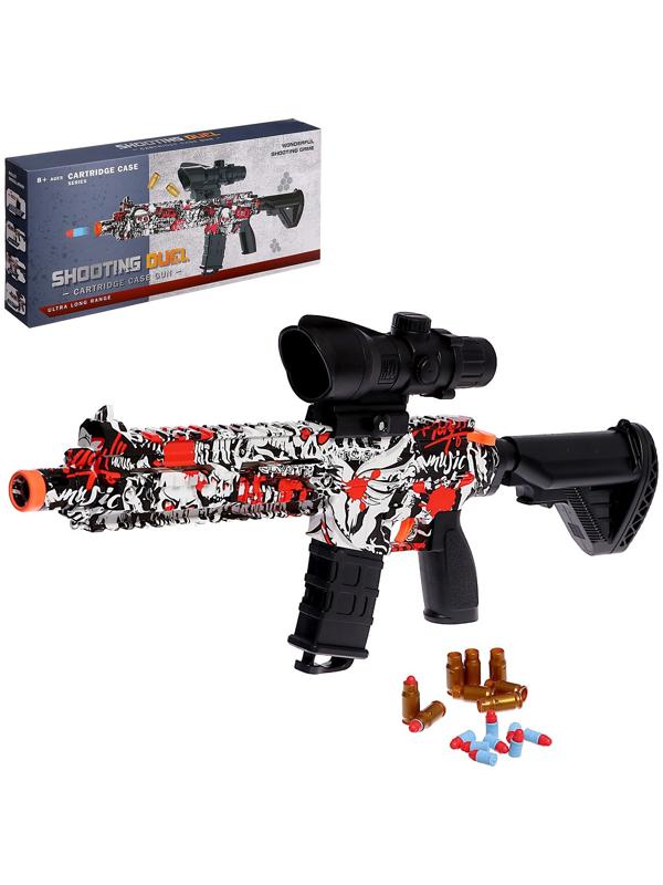 Автомат «Штурм», с гильзами, стреляет мягкими пулями, цвет МИКС