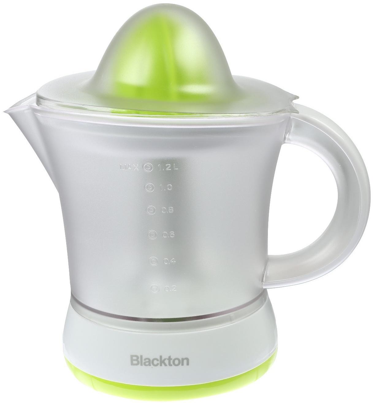 Соковыжималкa Blackton Bt J1111, для цитрусовых, 40 Вт, 1.2 л, 50-60 об/мин, бело-зелёная