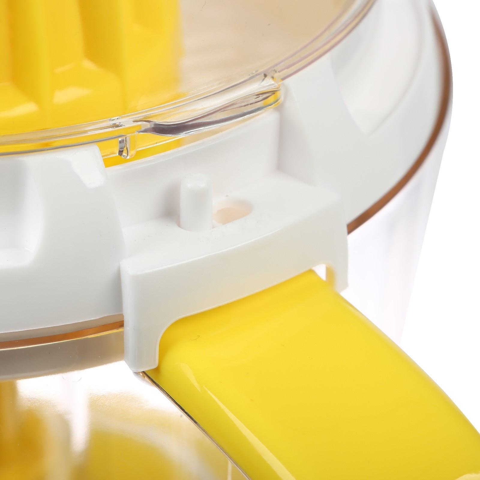 Соковыжималка Blackton Bt J1112, для цитрусовых, 25 Вт, 1.2 л, 54 об/мин, бело-жёлтая