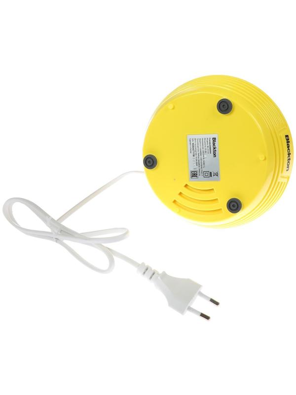 Соковыжималка Blackton Bt J1112, для цитрусовых, 25 Вт, 1.2 л, 54 об/мин, бело-жёлтая