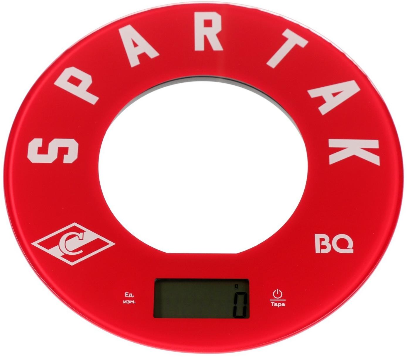 Весы кухонные BQ-KS1007, электронные, до 5 кг, красные