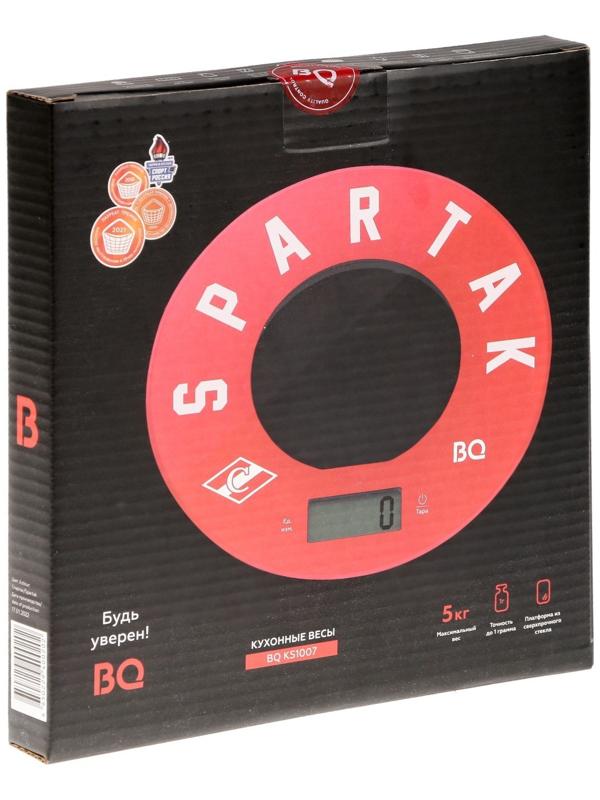 Весы кухонные BQ-KS1007, электронные, до 5 кг, красные